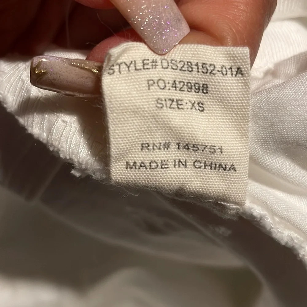 Altard State Fringe White Festival Rodeo Concert Shorts - Picture 8 of 9